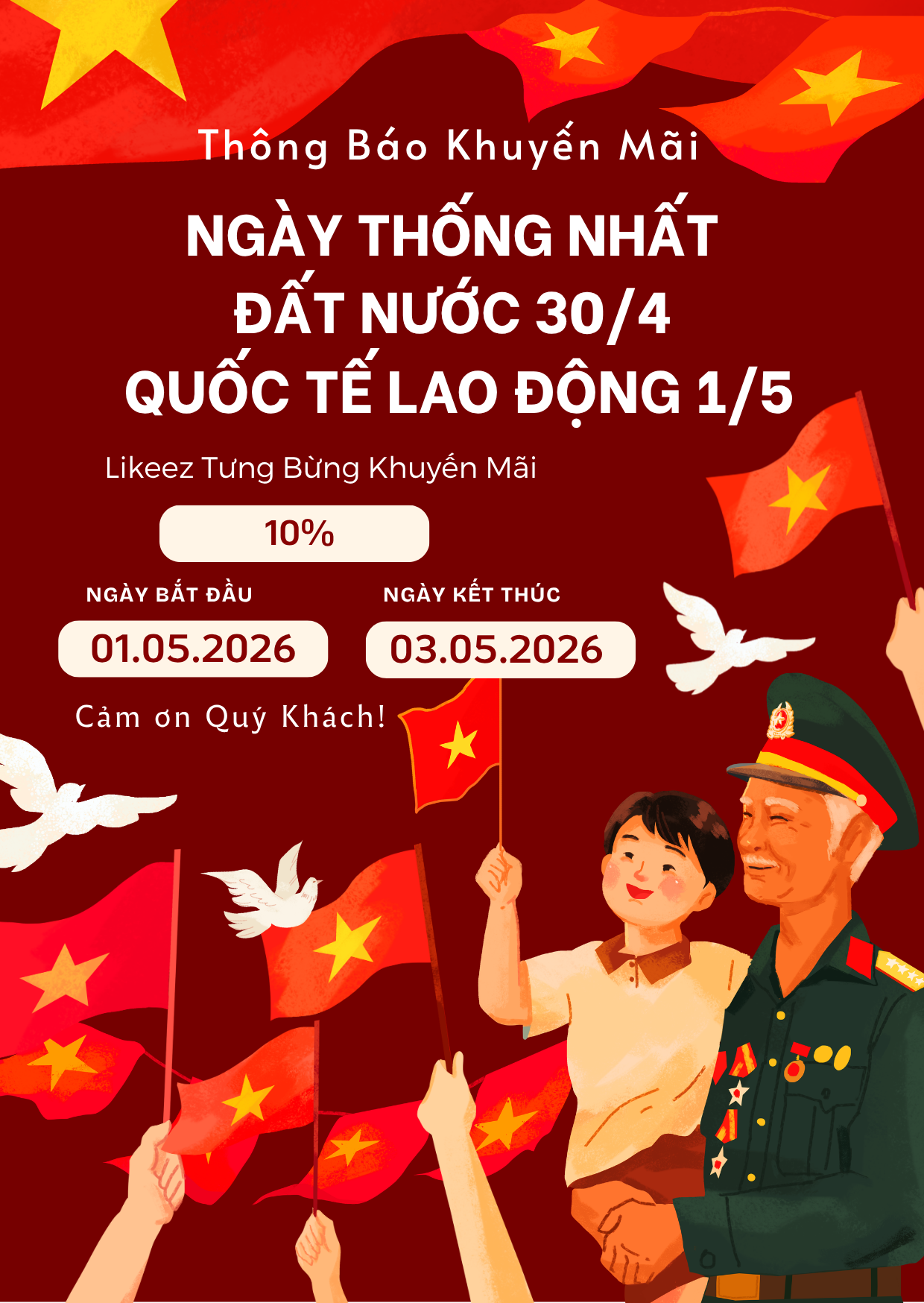Khuyến mãi tháng 5