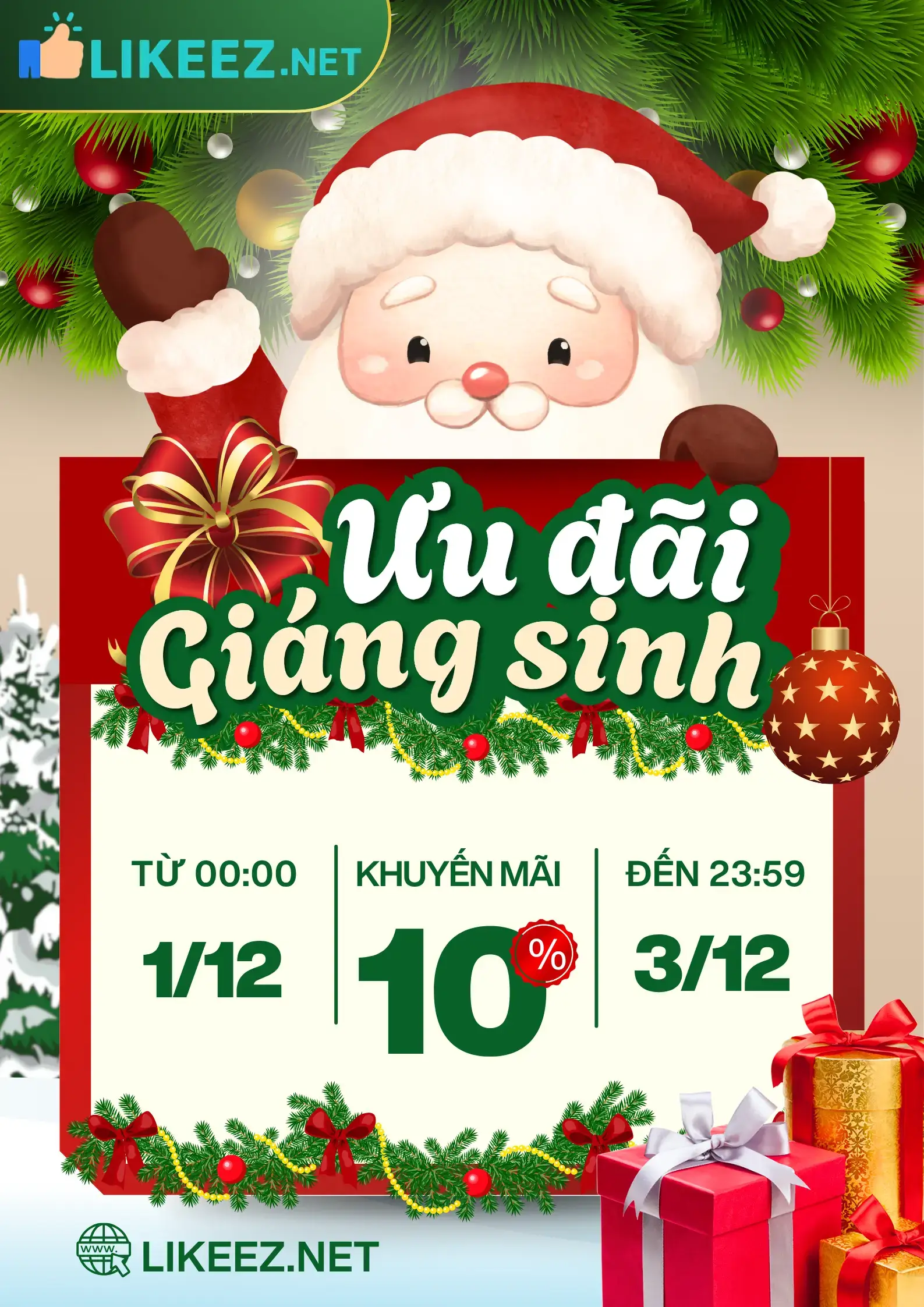 Khuyến mãi tháng 12
